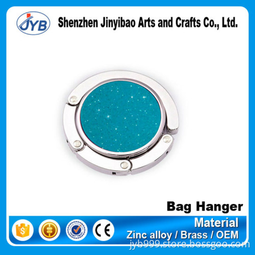 hot sale product fashion promotional gift metal mini foldable bag hanger